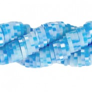 Abalorios polímero Heishi 6mm - Chambray blue